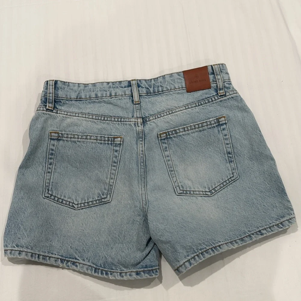 NWOT‎ Anine Bing Denim Shorts